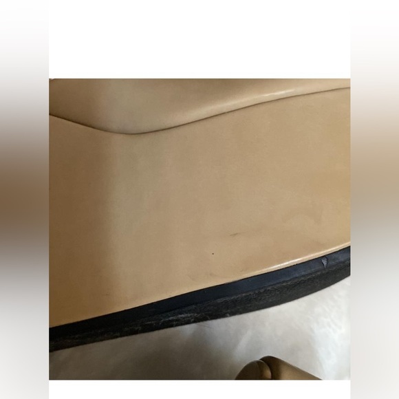 CELINE Platform Peep Toe Shoes soft leather size 37 - Picture 12 of 15